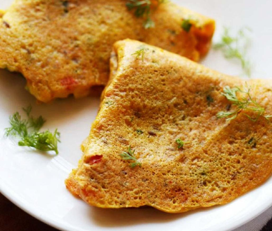 An oat and besan chilla is a healthy quick option for breakfast and it offers - photo 4