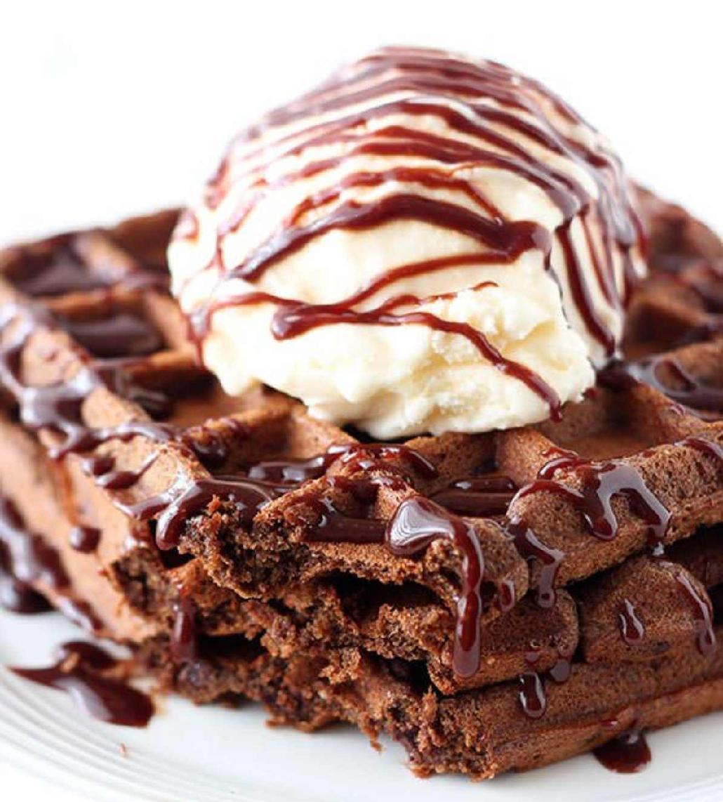 Exotic AND decadent this sweet breakfast brings together waffles which are a - photo 6