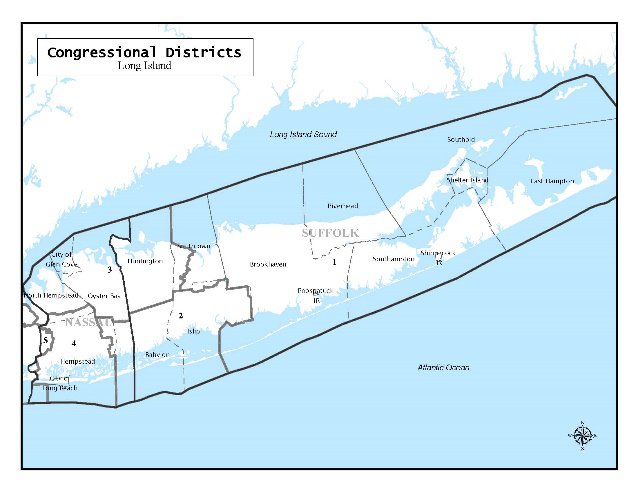 Figure 3 Long Island Congressional Districts Twelve and one-half 125 CDs - photo 3