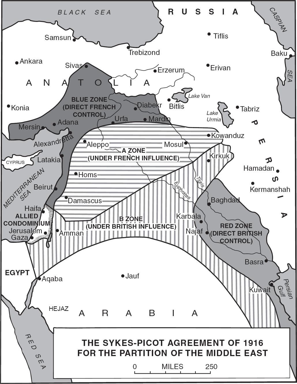 The Sykes-Picot Agreement of 1916 Islamic State territory in June 2014 - photo 3