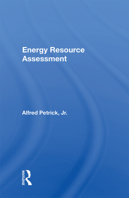 Alfred Petrick - Energy Resource Assessment