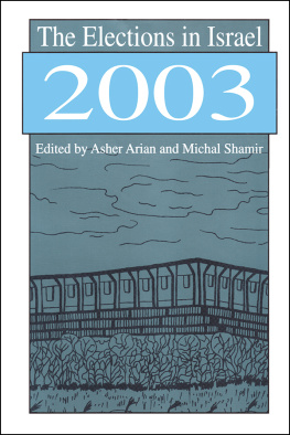 Michal Shamir - The Elections in Israel 2003