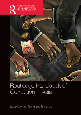 Ting Gong - Routledge Handbook of Corruption in Asia