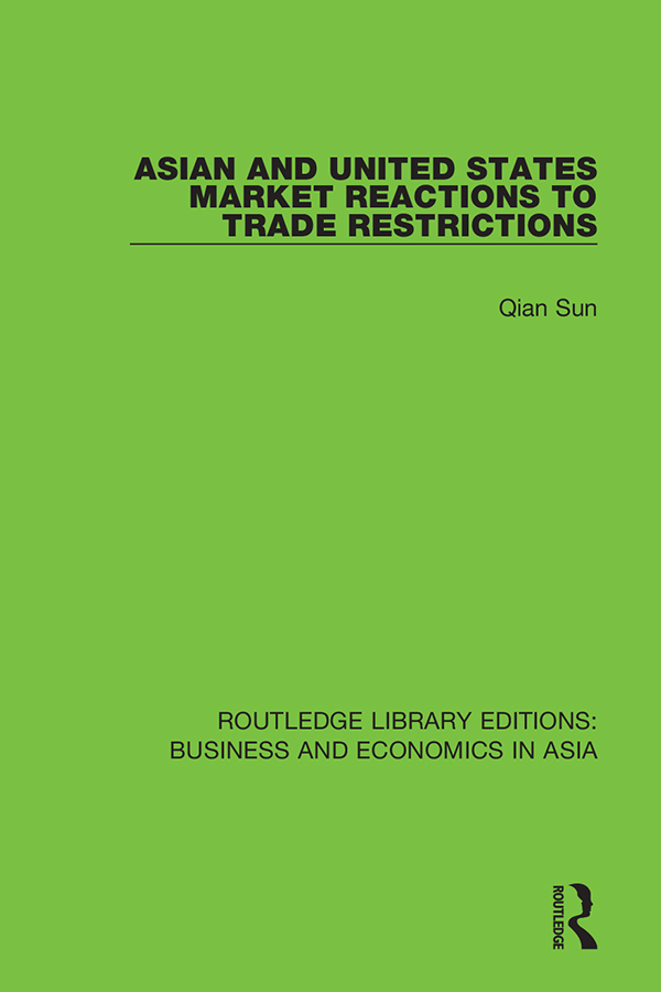 ROUTLEDGE LIBRARY EDITIONS BUSINESS AND ECONOMICS IN ASIA Volume 3 ASIAN AND - photo 1