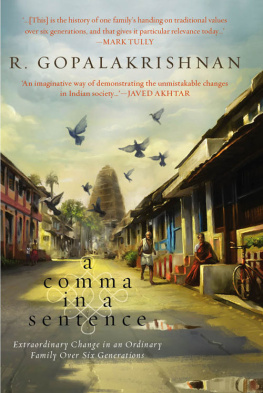 R. Gopalakrishnan - A Comma in a Sentence