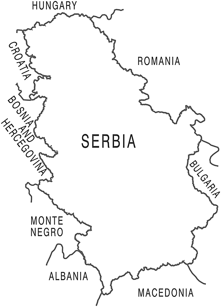 Source Republic Geodetic Authority Map of Serbia According to its - photo 5