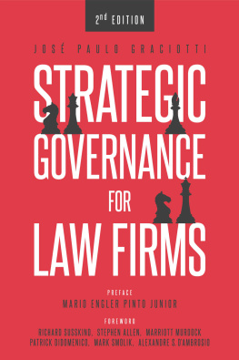 Jose Paulo Graciotti - STRATEGIC GOVERNANCE FOR LAW FIRMS - 2nd Edition