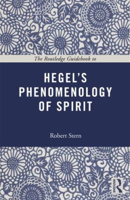 Robert Stern - The Routledge Guide Book to Hegels Phenomenology of Spirit