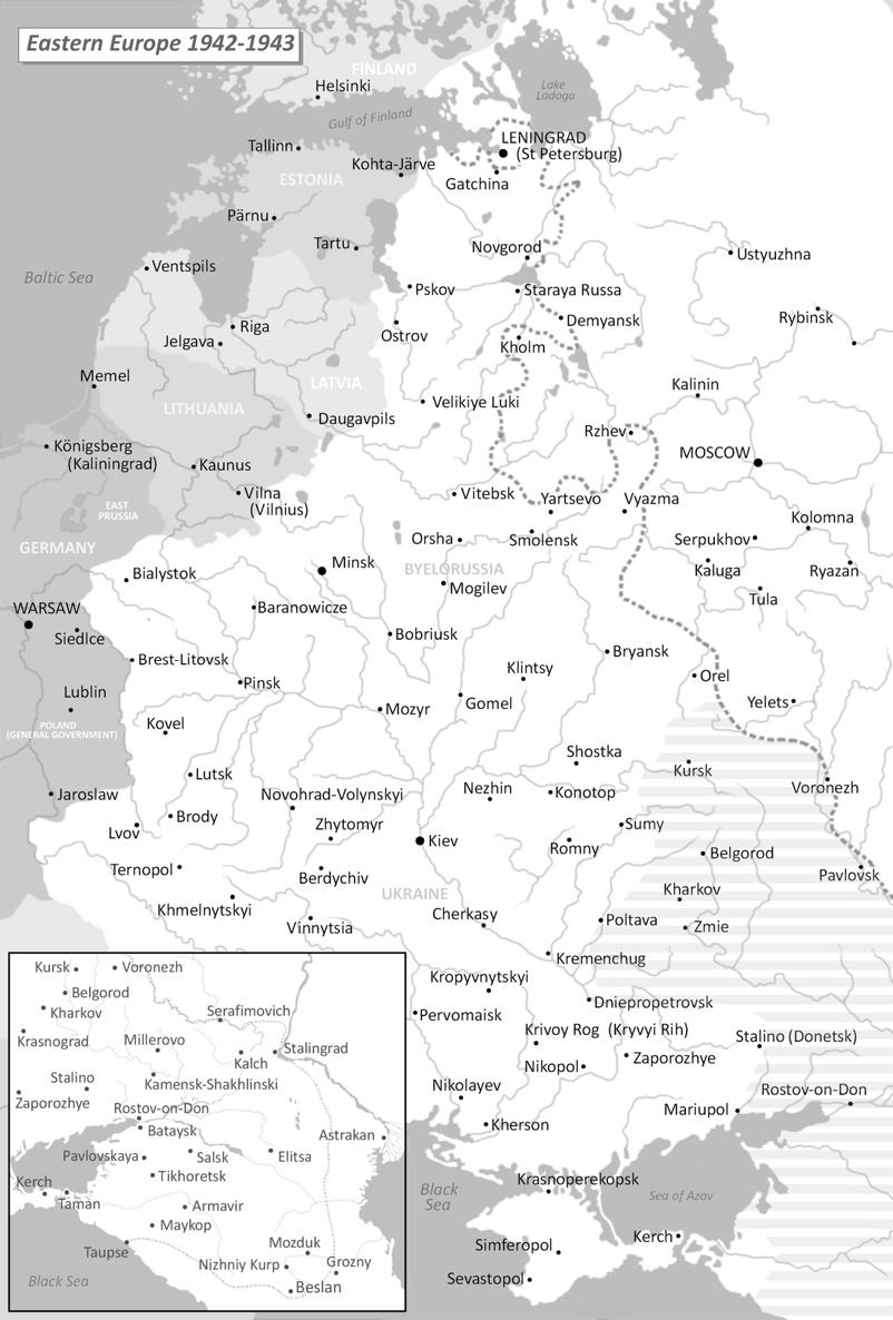 The map at left depicts Eastern Europe with national borders as they were in - photo 3