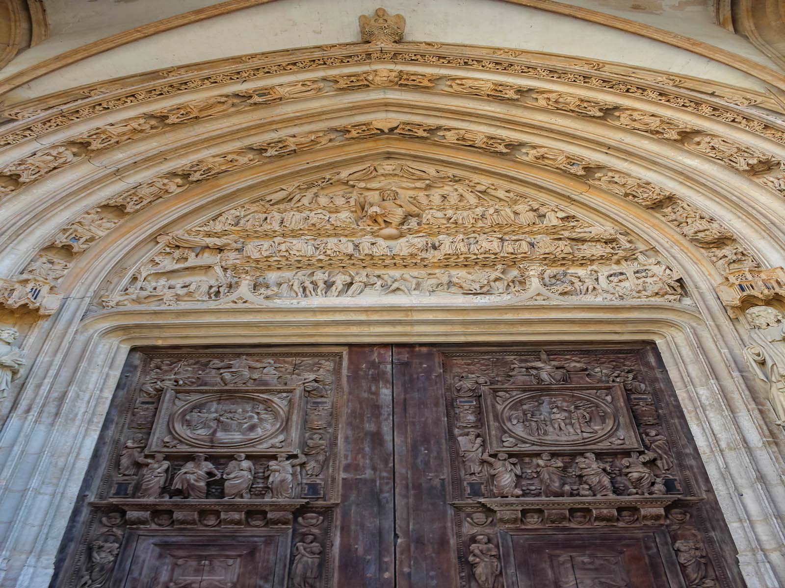 the door to glise Saint-Maclou in Rouen Celtic monuments dot the landscape in - photo 8