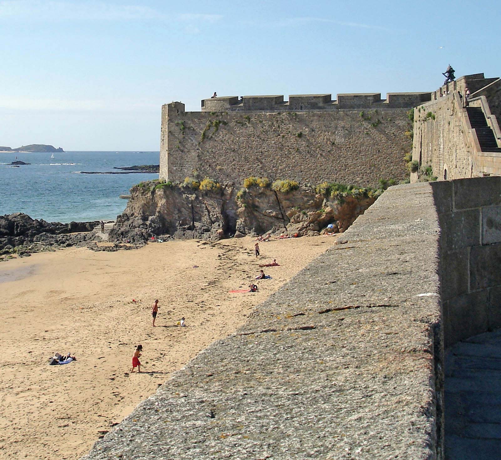 Pretending youre a French corsair as you tour the granite ramparts of which - photo 20