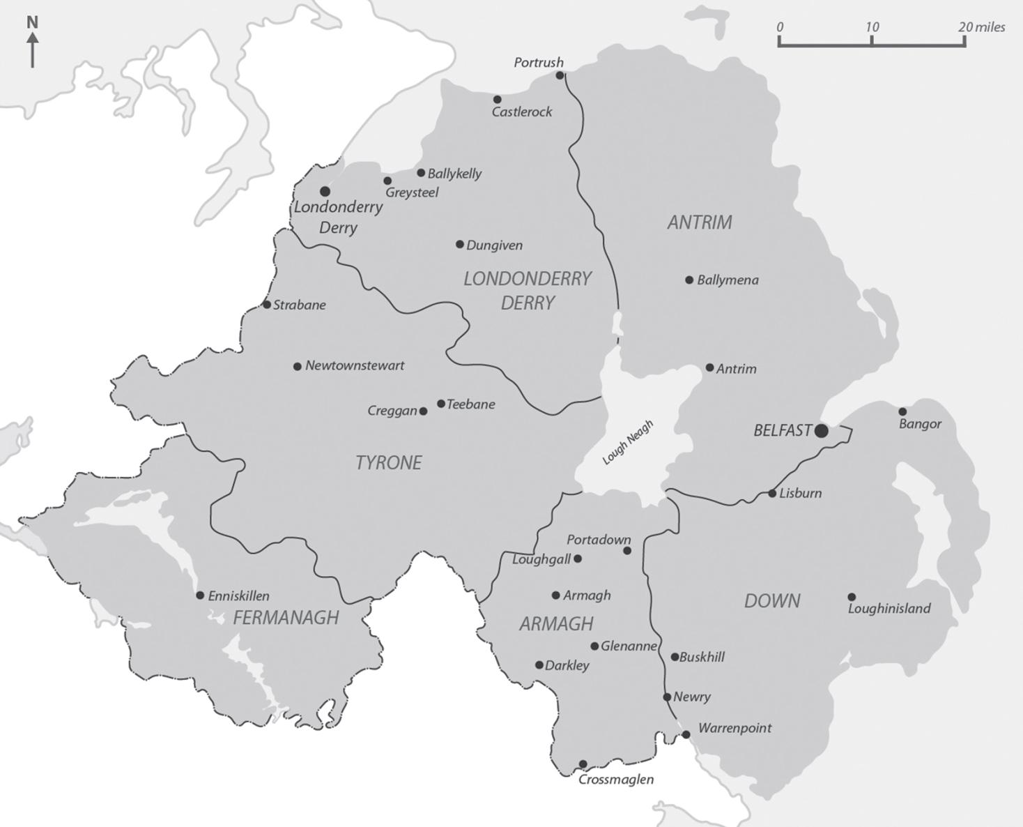 Northern Ireland by County Belfast Londonderry Derry Religious - photo 3