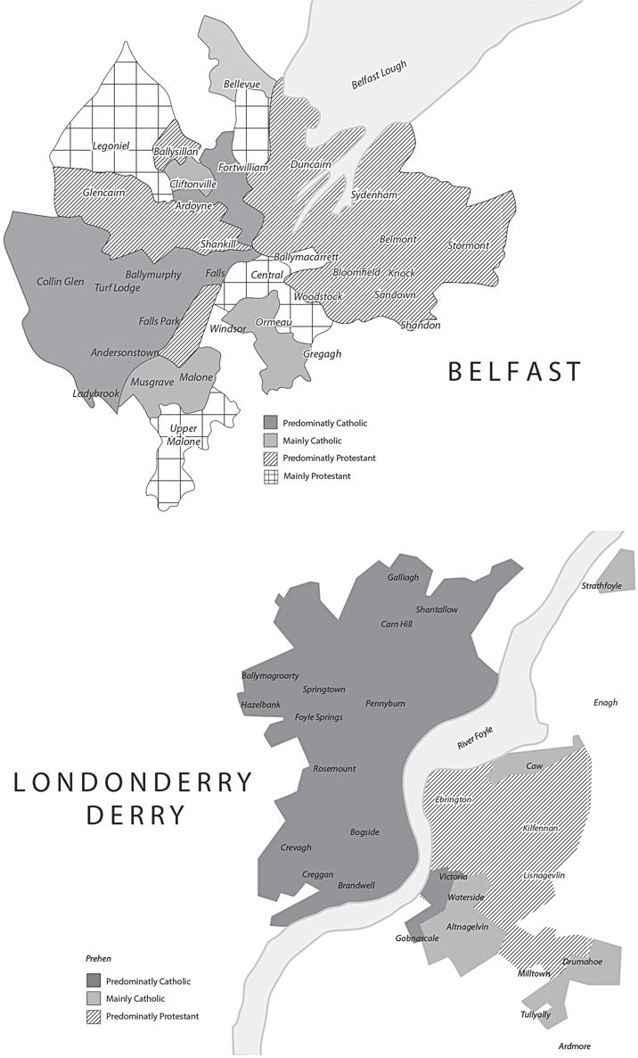 Belfast Londonderry Derry Religious Demographics Northern Ireland - photo 4