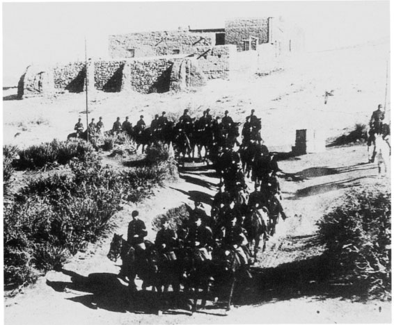 A Cavalry troop go on patrol from Fort Bowie Arizona Their neat appearance - photo 3