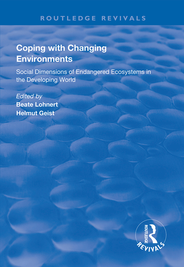 COPING WITH CHANGING ENVIRONMENTS First published 1999 by Ashgate Publishing - photo 1