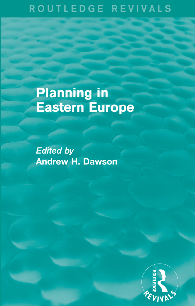 Routledge Revivals Planning in Eastern Europe Planning is particularly - photo 1