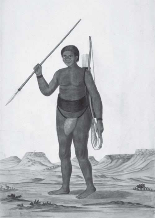 A Bushman at the Cape of Good Hope a sketch by Johannes Schemaker c 1776 - photo 5