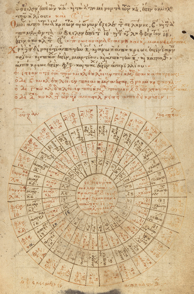 Paschal table with concentric circles from Londiniensis Wellcomensis - photo 1