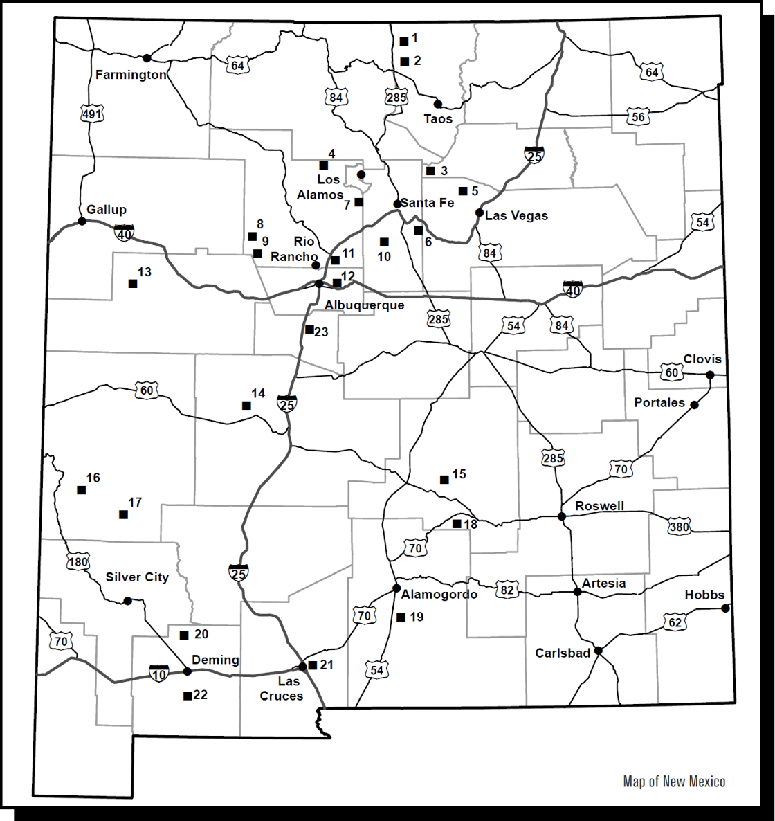 Key to Map Numbers 1Mount Walter 2Sacred Site 3Beattys Cabin 4Jaramillo Creek - photo 2