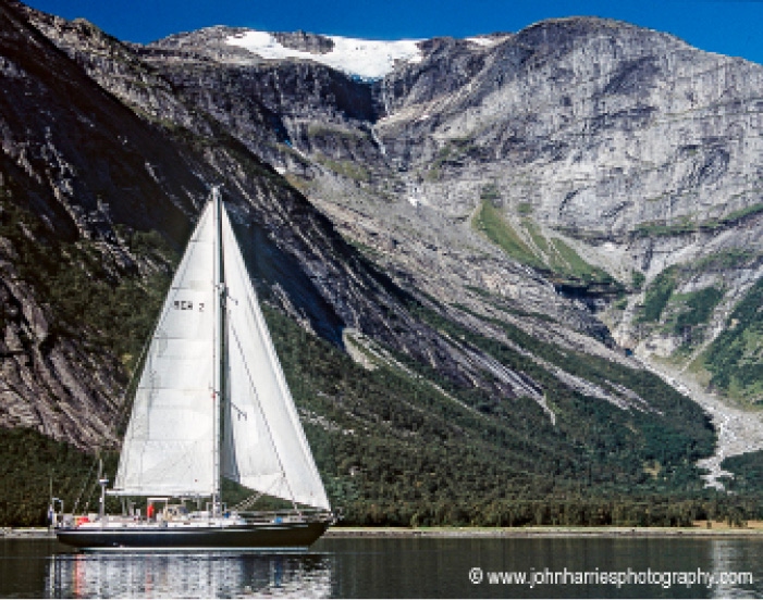 SV Morgans Cloud in Skjomenfjorden Find out more about us our boat and - photo 8