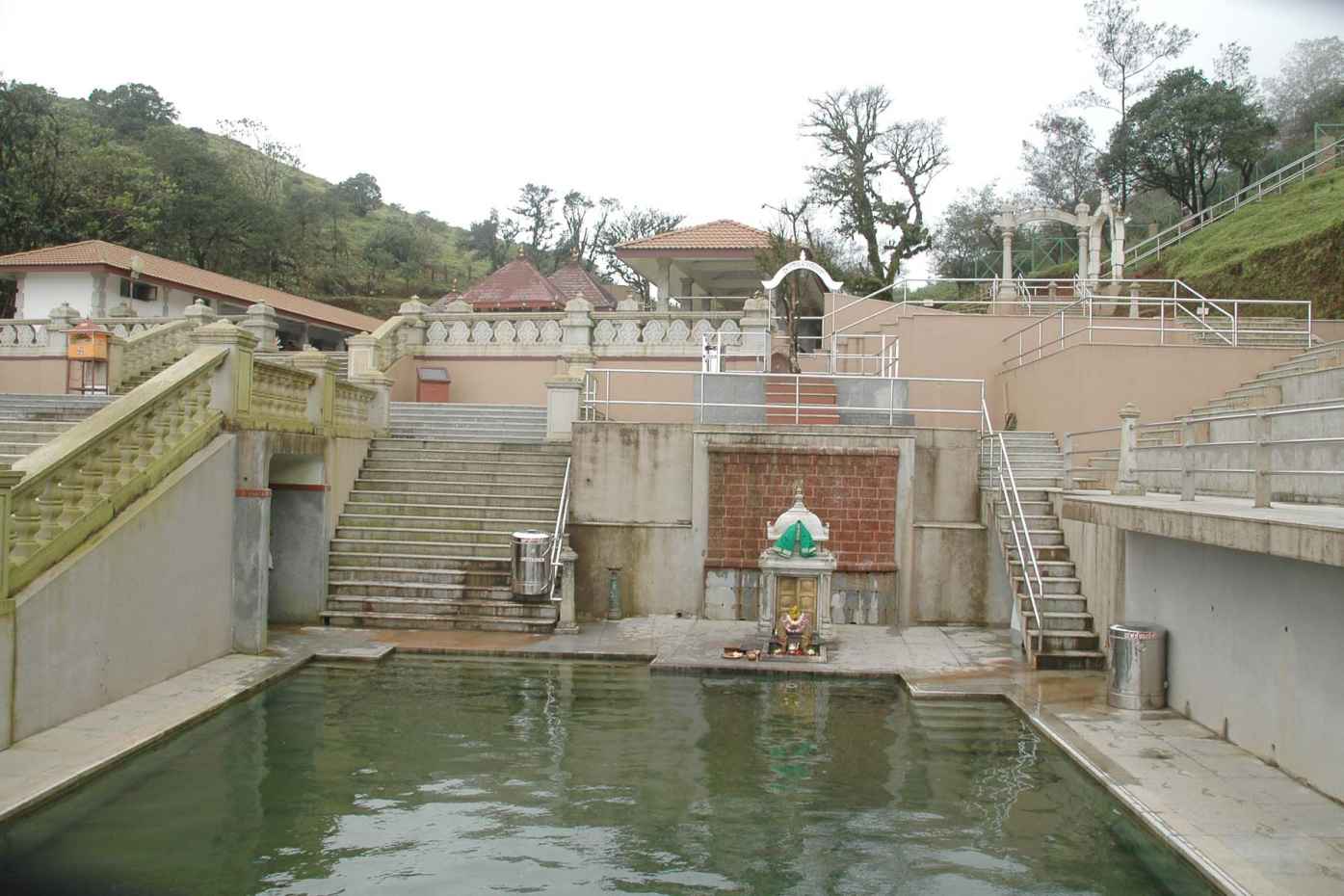 The renovated temple at Talacauvery the birthplace of River Cauvery in Kodagu - photo 2