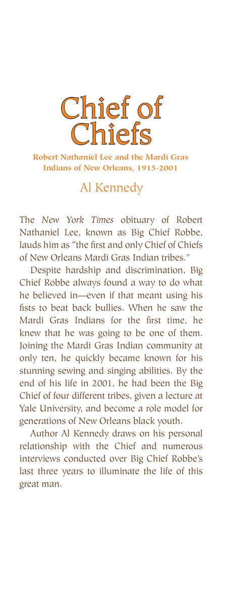 Chief of Chiefs Robert Nathaniel Lee and the Mardi Gras Indians of New Orleans 1915-2001 - image 2