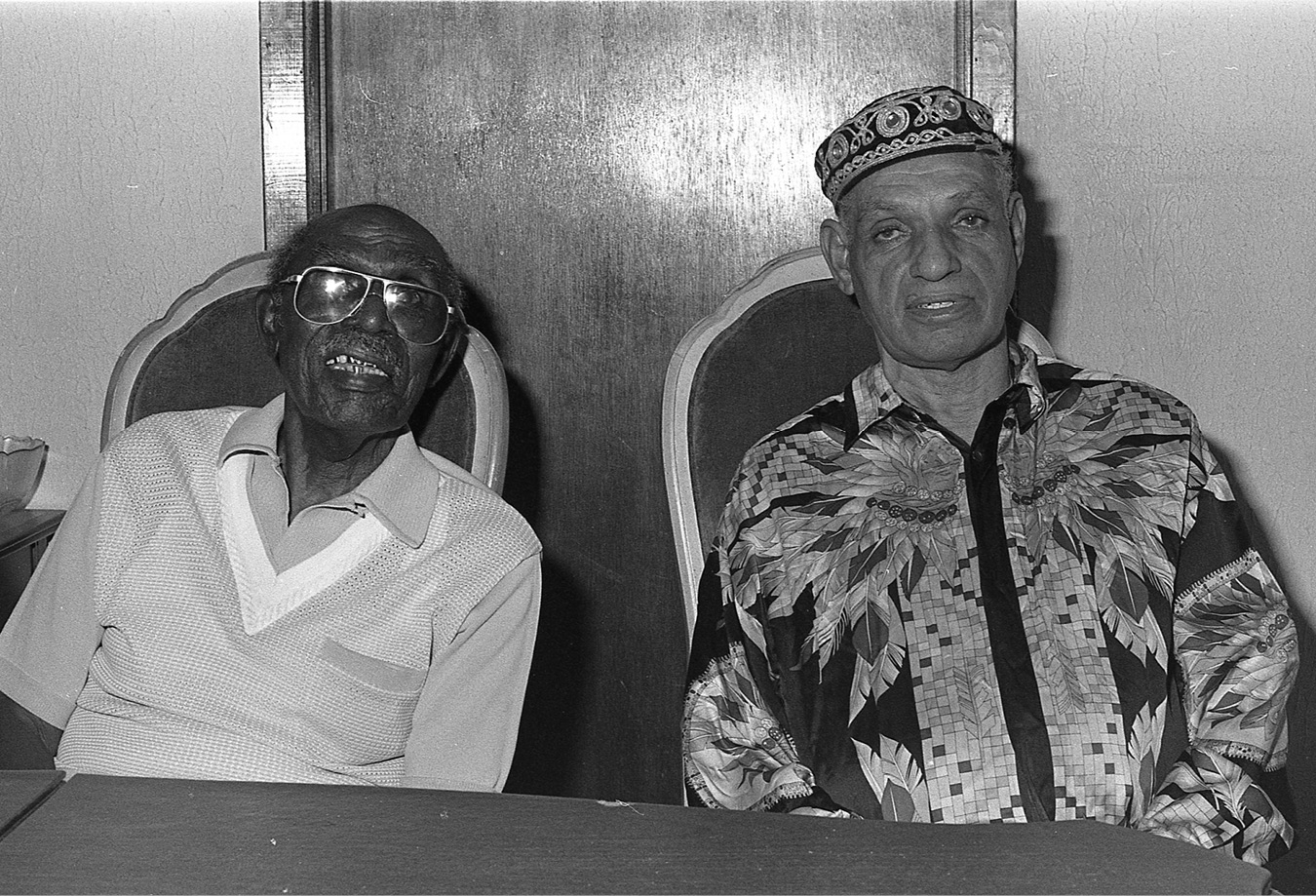 Big Chief Robbe Robert Nathaniel Lee left sits with Big Chief Donald - photo 7