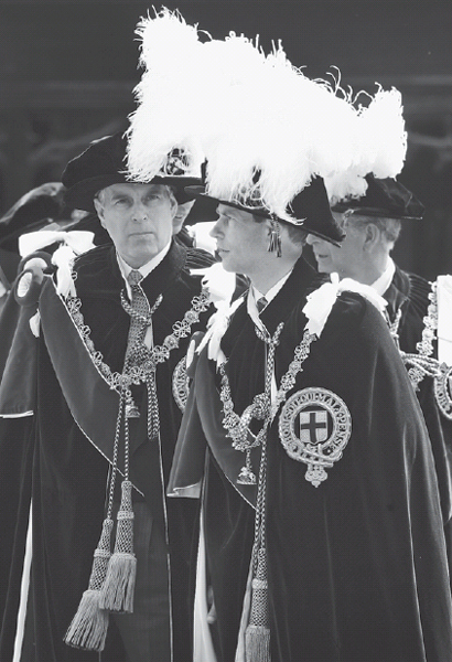 Figure 1 Prince Andrew and Prince Edward in the Garter procession 2009 - photo 3