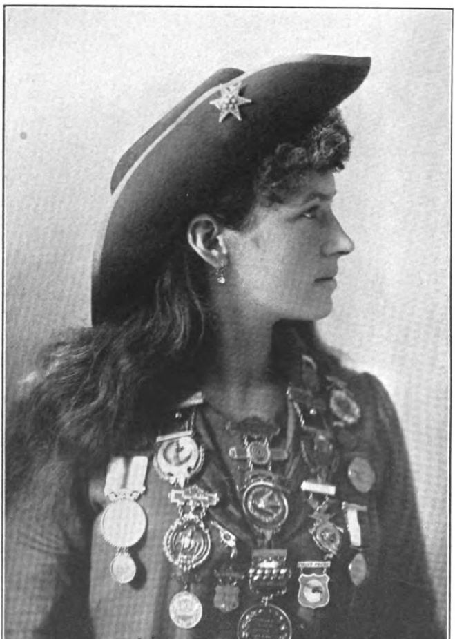 Annie Oakley at the height of her career wearing the more conspicuous of the - photo 3