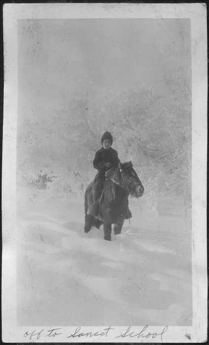 01 A young Constance Ings the authors grandmother riding her pony Daffy to - photo 9