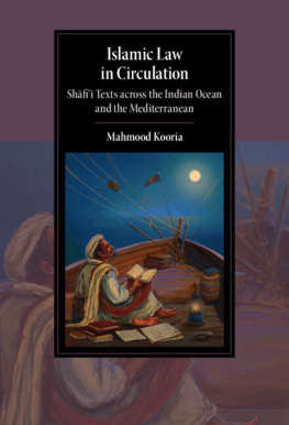 Mahmood Kooria Islamic Law in Circulation