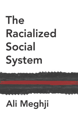 Ali Meghji - The Racialized Social System