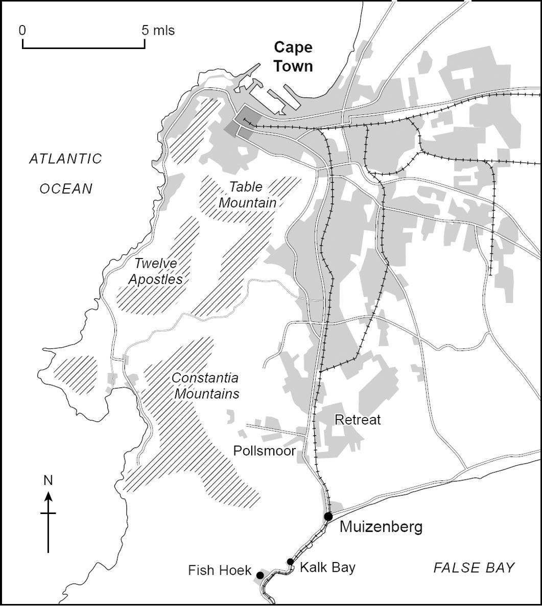 FIGURE 3 Cape Town and neighbouring settlements FIGURE 4 Cairo and - photo 3