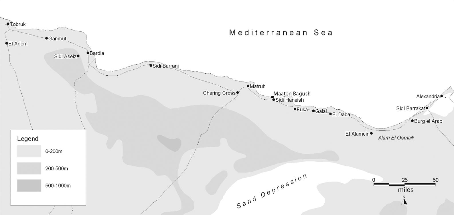 FIGURE 6 Mediterranean settlements of Egypt and Libya from Alexandria to - photo 6