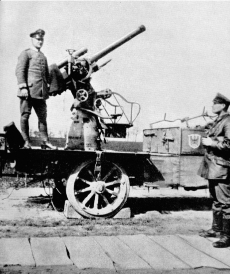 6 A truck-mounted 77 mm anti-aircraft gun Weapons of this type were rushed to - photo 8