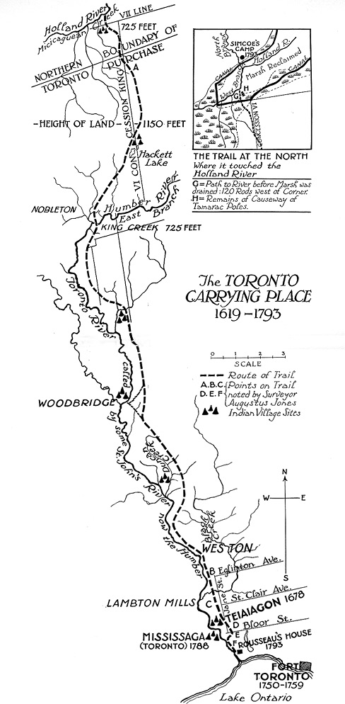 CW Jefferys drew this well-known map of the Toronto Carrying Place for Percy - photo 7