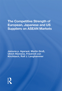 Ulrich Hiemenz The Competitive Strength of European, Japanese, and U.S. Suppliers on ASEAN Markets