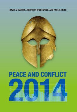 David A. Backer - Peace and Conflict 2014