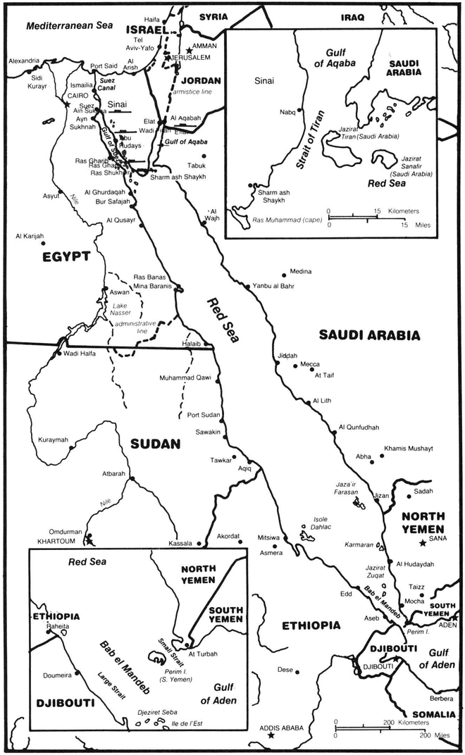 The Red Sea Adapted from Defense Mapping Service 504306 9-79 541978 The - photo 7