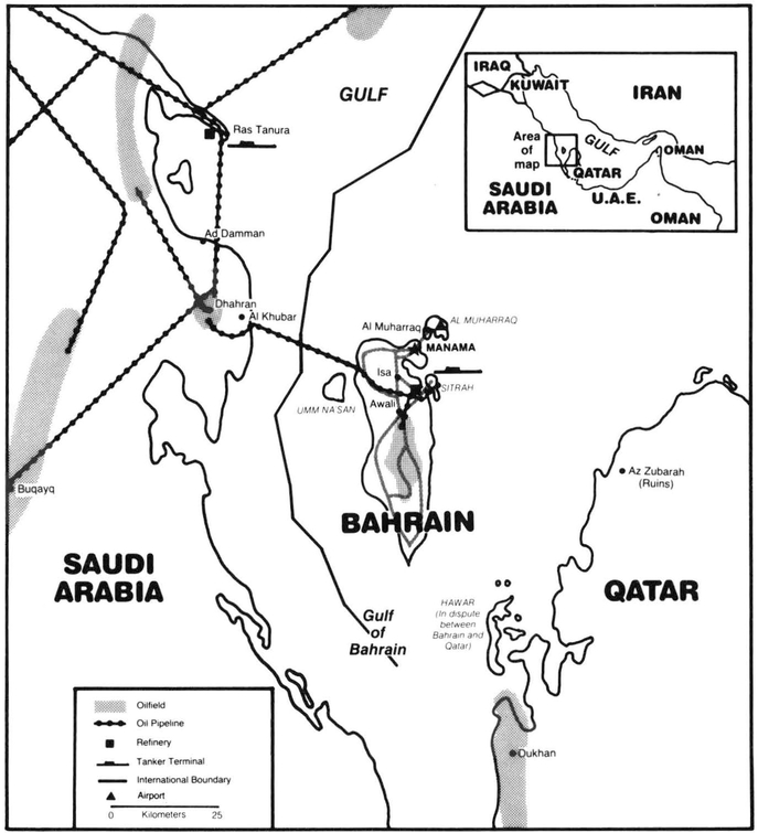 The Strategic Position of Bahrain Adapted from CIA 626961 4-80 Oman The - photo 8