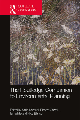 Simin Davoudi - The Routledge Companion to Environmental Planning