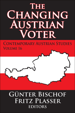 Günter Bischof (editor) - The changing Austrian voter