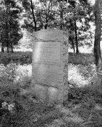 Burial site of Polly Crockett first wife of David Crockett near Rattlesnake - photo 19