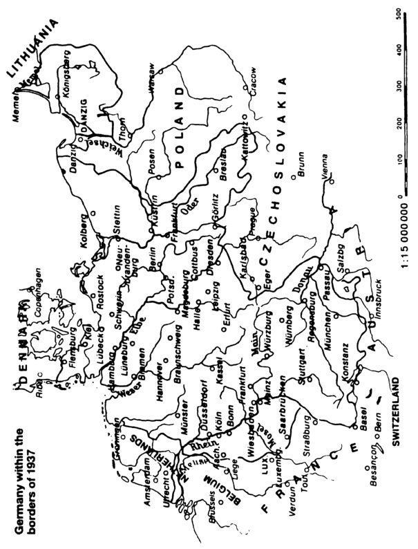 Map of Germany showing the Lnder with the old frontier of 1949-90 - photo 2