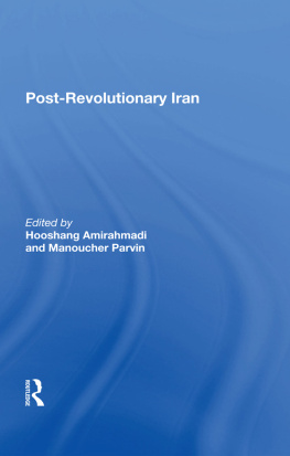 Hooshang Amirahmadi Post-Revolutionary Iran