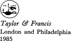 UK Taylor Francis Ltd 4 John St London WC1N 2ET USA Taylor Francis Inc - photo 1