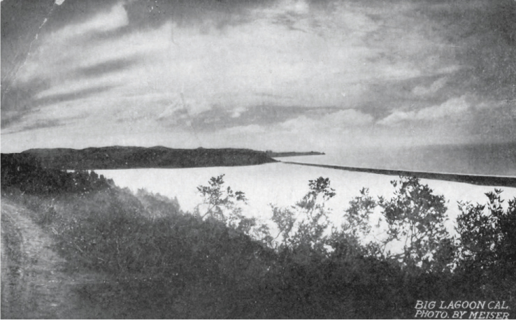 Big Lagoon postcard 1908 2011 by Anthony M Platt Preface to the new - photo 2