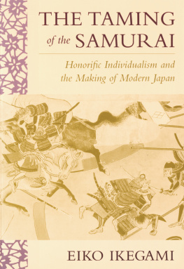 Eiko Ikegami - The Taming of the Samurai