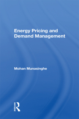 Mohan Munasinghe - Energy Pricing and Demand Management