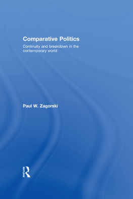 W. Zagorski Paul - Comparative Politics: Continuity and Breakdown in the Contemporary World